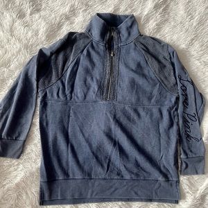 PINK Quarter Zip Campus Pullover